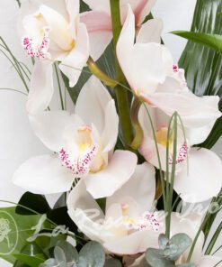 Ramo Orquídeas Cybidium Blanca 2