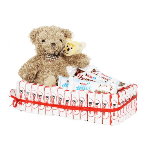 Pack de Chocolate Barritas kinder y Peluche