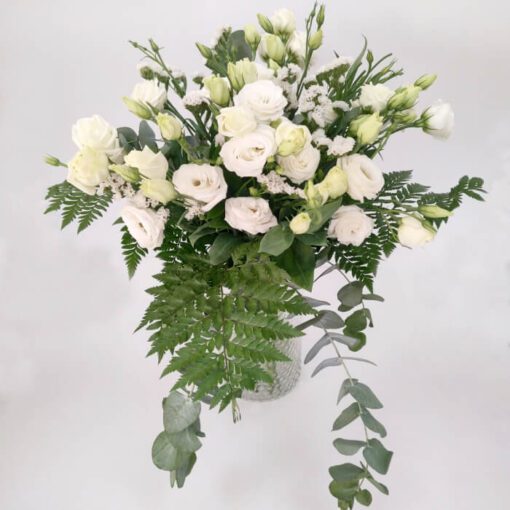 Ramo de 15 Lisianthus Blancos