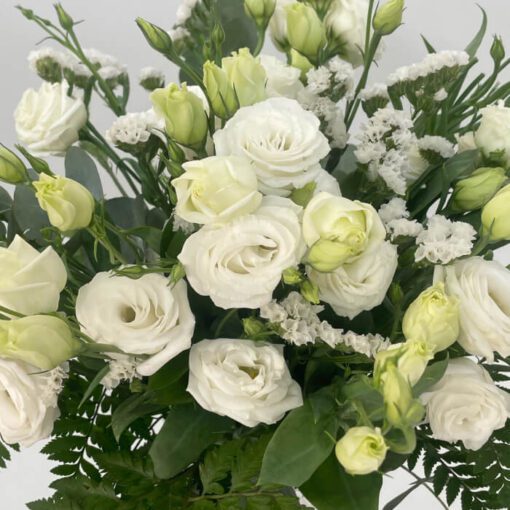 Ramo de 10 Lisianthus Blancos - Imagen 2