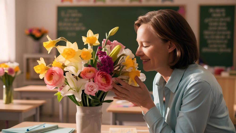 Envío de flores a colegios de Sevilla