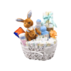 Bienvenido Peque – Cesta de nacimiento con pañales y peluche