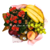 Jardín Frutal: cesta de frutas frescas con planta