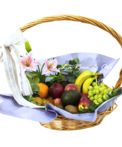 Momento Frutal, Cesta de frutas y flores en Aljarafe floristeria