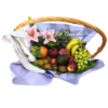 Momento Frutal, Cesta de frutas y flores en Aljarafe