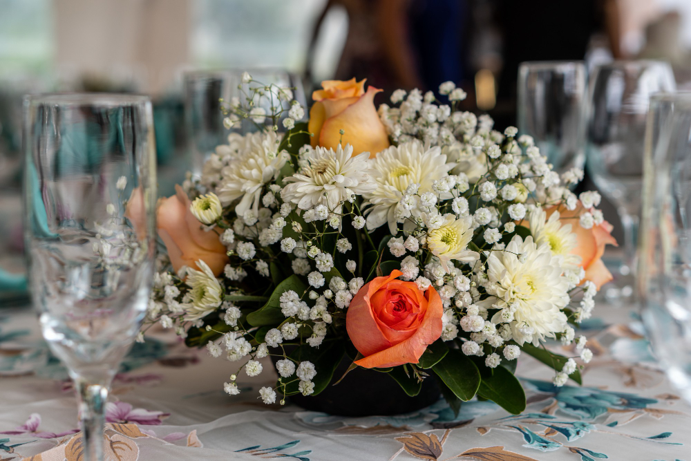 centros de mesa con flores